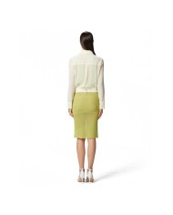 PINKO CAMICETTA LEGGERA LINEA BOMBER IN GEORGETTE BEIGE RUTABAGA 125