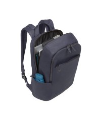 PIQUADRO ZAINO UOMO BACKPACK BLACK SQUARE IN PELLE PORTA PC 14" BLU CA3214B3 CO