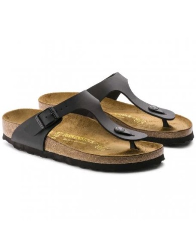 BIRKENSTOCK SANDALO INFRADITO UNISEX GIZEH BLACK BIRKO 043691