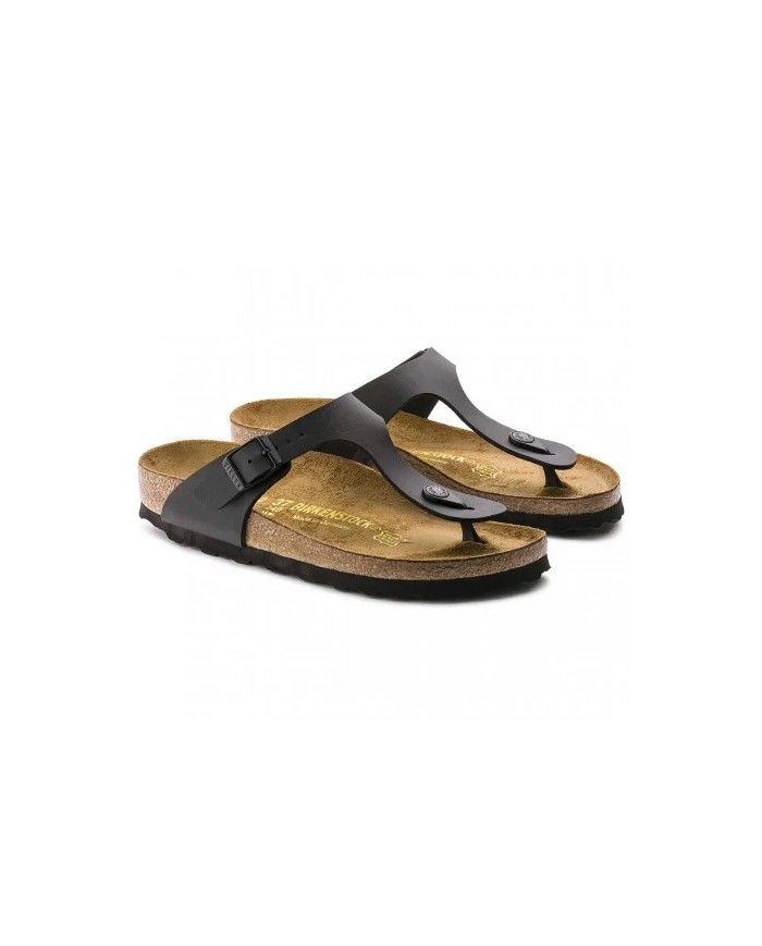 BIRKENSTOCK SANDALO INFRADITO UNISEX GIZEH BLACK BIRKO 043691