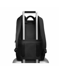 PIQUADRO ZAINO UOMO BACKPACK BRIEF IN TESSUTO RICICLATO E PELLE 14" NERO CA3214BR2 CO