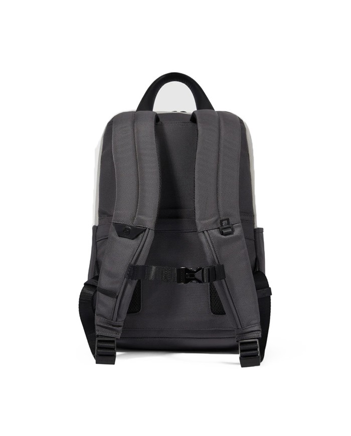 PIQUADRO ZAINO UOMO BACKPACK BRIEF IN TESSUTO RICICLATO E PELLE 14" NERO CA3214BR2S CO