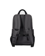 PIQUADRO ZAINO UOMO BACKPACK BRIEF IN TESSUTO RICICLATO E PELLE 14" NERO CA3214BR2S CO