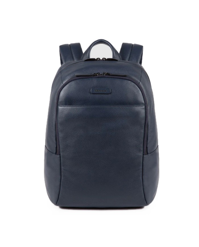 PIQUADRO ZAINO UOMO BACKPACK SMALL IN PELLE MODUS PORTA PC 14" E IPAD BLU CA3214MOS CO