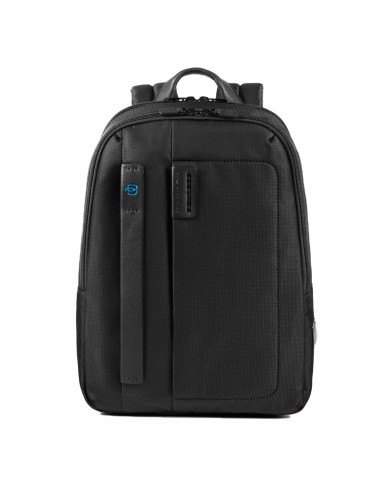 PIQUADRO ZAINO UOMO BACKPACK PULSE P16 PORTA PC 14" E IPAD CHEVRON NERO CA3869P16 CO