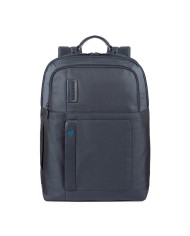 PIQUADRO ZAINO UOMO BACKPACK PULSE P16 PORTA PC 15,6" E IPAD CHEVRON BLU CA4174P16 CO