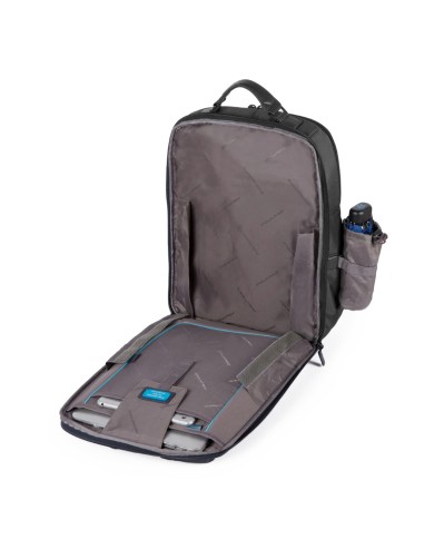 PIQUADRO ZAINO UOMO BACKPACK PULSE P16 PORTA PC 15,6" E IPAD CHEVRON NERO CA4174P16 CO