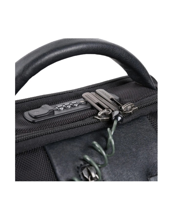 PIQUADRO ZAINO UOMO BACKPACK BRIEF CHECK FAST PORTA PC 15,6" NERO CA4439BR2BM CO