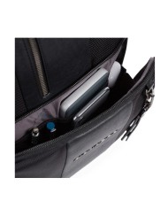 PIQUADRO ZAINO UOMO BACKPACK BRIEF CHECK FAST PORTA PC 15,6" NERO CA4439BR2BM CO