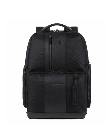 PIQUADRO ZAINO UOMO BACKPACK BRIEF FAST CHEK PORTA PC 15,6" NERO CA4532BR2 CO