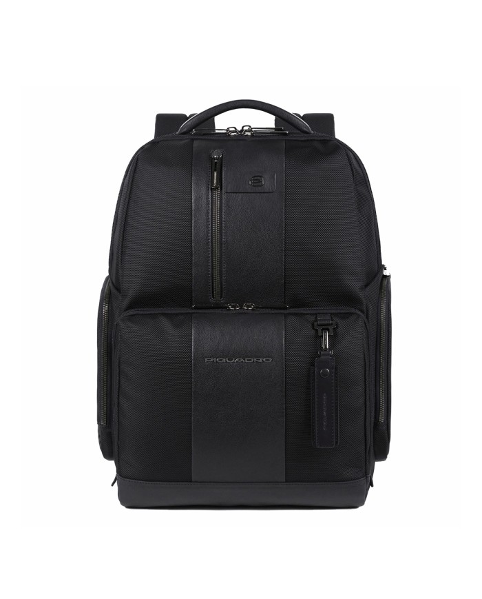 PIQUADRO ZAINO UOMO BACKPACK BRIEF FAST CHEK PORTA PC 15,6" NERO CA4532BR2 CO