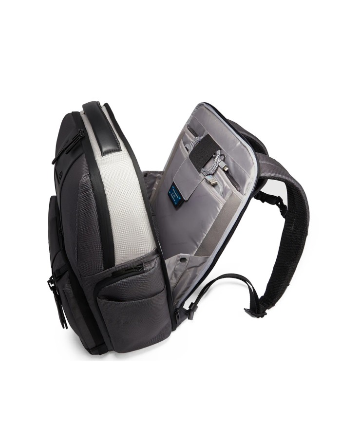 PIQUADRO ZAINO UOMO BACKPACK BRIEF FAST CHEK PORTA PC 15,6" GRIGIO CA4532BR2 CO