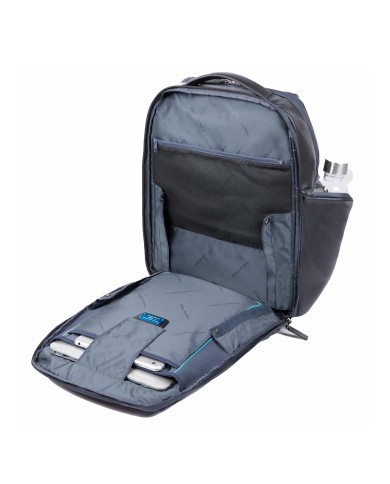 PIQUADRO ZAINO UOMO BACKPACK URBAN PELLE FAST CHEK PORTA PC 15,6" GRIGIO CA4532UB00 CO