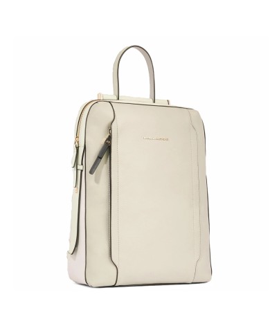 PIQUADRO ZAINO DONNA BACKPACK CIRCLE IN PELLE PORTA PC 14" E IPAD BIANCO CA4576W92 CO
