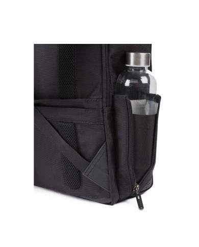 PIQUADRO ZAINO UOMO BACKPACK BRIEF TESSUTO RICICLATO E PELLE PORTA PC 15,6" E IPAD NERO CA4818BR2 CO
