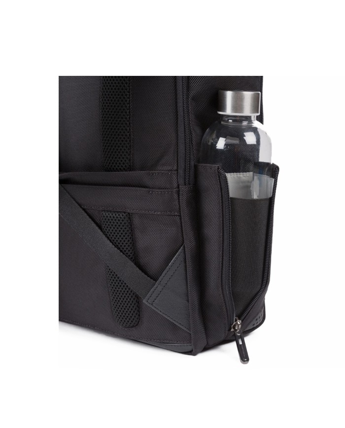 PIQUADRO ZAINO UOMO BACKPACK BRIEF TESSUTO RICICLATO E PELLE PORTA PC 15,6" E IPAD NERO CA4818BR2 CO