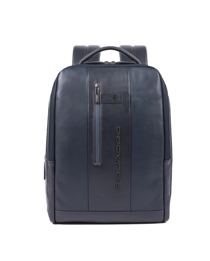 PIQUADRO ZAINO UOMO BACKPACK URBAN IN PELLE PORTA PC 15,6" E IPAD BLU CA4818UB00 CO