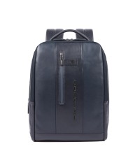 PIQUADRO ZAINO UOMO BACKPACK URBAN IN PELLE PORTA PC 15,6" E IPAD BLU CA4818UB00 CO