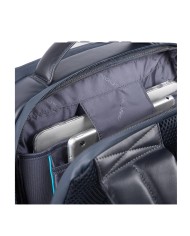 PIQUADRO ZAINO UOMO BACKPACK URBAN IN PELLE PORTA PC 15,6" E IPAD BLU CA4818UB00 CO