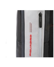 PIQUADRO ZAINO UOMO BACKPACK URBAN IN PELLE PORTA PC 15,6" E IPAD GRIGIO NERO CA4818UB00 CO