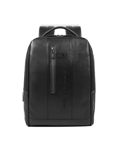 PIQUADRO ZAINO UOMO BACKPACK URBAN IN PELLE PORTA PC 15,6" E IPAD NERO CA4818UB00 CO