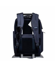 PIQUADRO ZAINO UOMO BACKPACK BIREF IN PELLE E TESSUTO RICICLATO PORTA PC 15,6" BLU CA5477BR2 CO