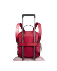 PIQUADRO ZAINO DONNA BACKPACK CIRCLE IN PELLE E TESSUTO PORTA IPAD 12,9" ROSSO CA5566W92T CO