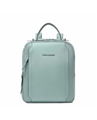 PIQUADRO ZAINO DONNA BACKPACK CIRCLE IN PELLE E TESSUTO PORTA IPAD 12,9" VERDE CA5566W92T CO