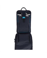PIQUADRO ZAINO UOMO BACKPACK BLUE SQUARE IN PELLE PORTA PC 15,6" E IPAD BLU CA5939B2V CO