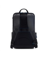 PIQUADRO ZAINO UOMO BACKPACK BLUE SQUARE IN PELLE PORTA PC 15,6" E IPAD BLU CA5939B2V CO