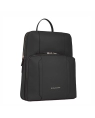 PIQUADRO ZAINO DONNA BACKPACK CIRCLE IN PELLE ESPANDIBILE PORTA PC 15,6" E IPAD NERO CA6216W92 CO