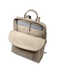 PIQUADRO ZAINO DONNA BACKPACK CIRCLE IN PELLE E TESSUTO ESPANDIBILE PORTA PC 15,6" E IPAD BEIGE CA6216W92T CO