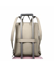 PIQUADRO ZAINO DONNA BACKPACK CIRCLE IN PELLE E TESSUTO ESPANDIBILE PORTA PC 15,6" E IPAD BEIGE CA6216W92T CO