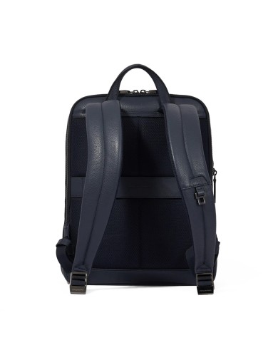 PIQUADRO ZAINO UOMO BACKPACK MODUS IN PELLE SLIM PORTA PC 14" BLU CA6311MOS CO