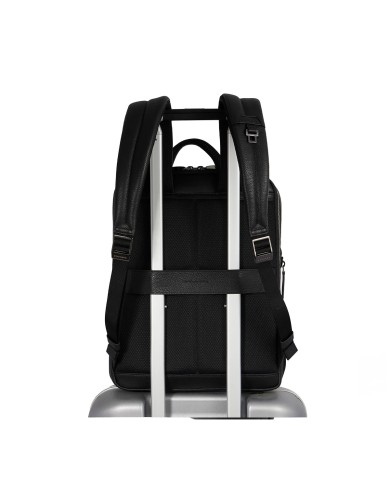 PIQUADRO ZAINO UOMO BACKPACK MODUS IN PELLE SLIM PORTA PC 14" NERO CA6311MOS CO