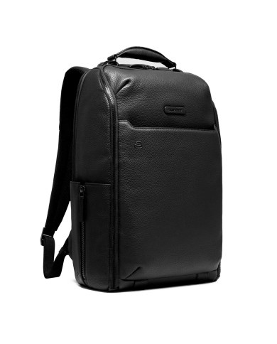 PIQUADRO ZAINO UOMO BACKPACK MODUS IN PELLE PORTA PC 15,6" NERO CA6645MOS CO