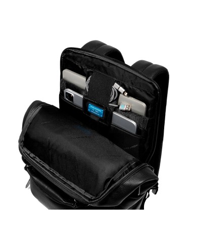PIQUADRO ZAINO UOMO BACKPACK MODUS IN PELLE PORTA PC 15,6" NERO CA6645MOS CO