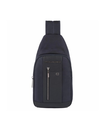 PIQUADRO MONOSPALLA UOMO ONE SHOULDER BRIEF IN TESSUTO RICICLATO BLU CA4536BR2 CO