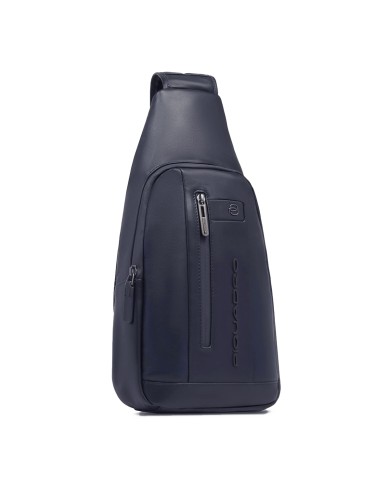 PIQUADRO MONOSPALLA UOMO ONE SHOULDER URBAN IN PELLE BLU CA4536UB00 CO