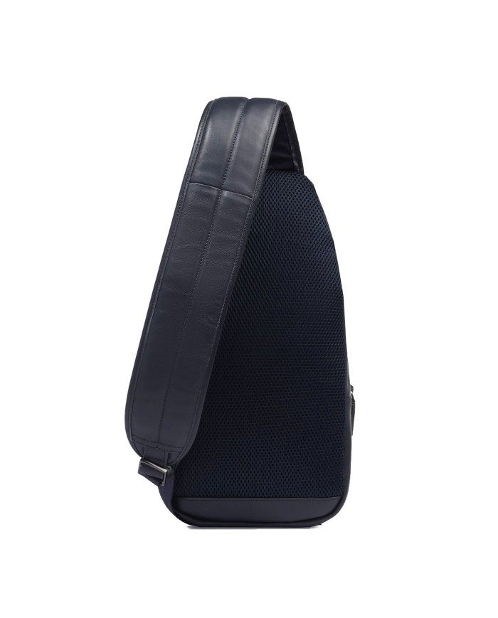 PIQUADRO MONOSPALLA UOMO ONE SHOULDER URBAN IN PELLE BLU CA4536UB00 CO