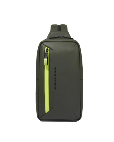 PIQUADRO ZAINO MONOSPALLA UOMO BACKPACK ONE SHOULDER CORNER RSISTENTE ALL'ACQUA VERDE CA6466C2OW CO
