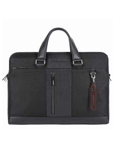 PIQUADRO CARTELLA UOMO BRIEFCASE BRIEF PORTA PC 15,6" PELLE NERO CA3339BR2 CO