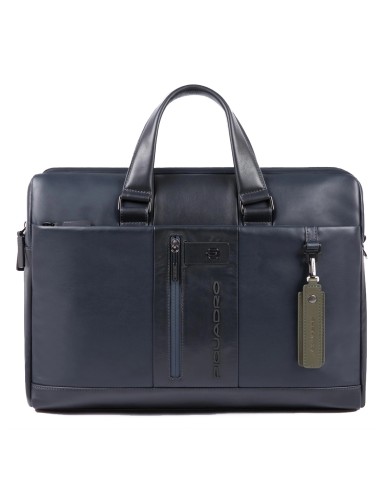 PIQUADRO CARTELLA UOMO BRIEFCASE URBAN PORTA PC 15,6" PELLE BLU CA3339UB00 CO