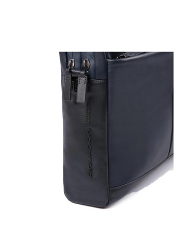PIQUADRO CARTELLA UOMO BRIEFCASE URBAN PORTA PC 15,6" PELLE BLU CA3339UB00 CO