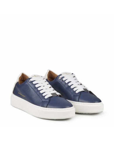 ALEXANDER SMITH SCARPA UOMO SNEAKERS LONDON BLUE WHITE ALBBLDM 125