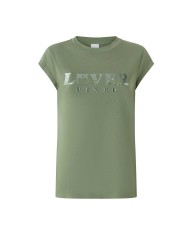 PINKO T-SHIRT SLIM LOVER VERDE QUADRIFOGLIO 104603 125
