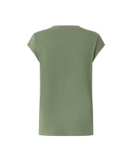 PINKO T-SHIRT SLIM LOVER VERDE QUADRIFOGLIO 104603 125