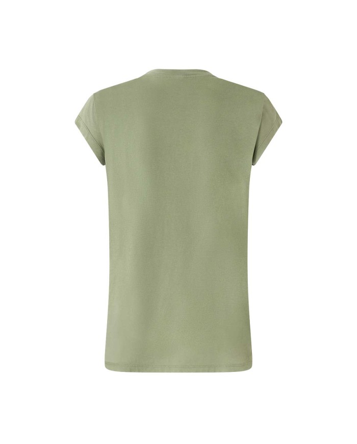 PINKO T-SHIRT STAMPA LOVE CON STELLA VERDE QUADRIFOGLIO 104603 125