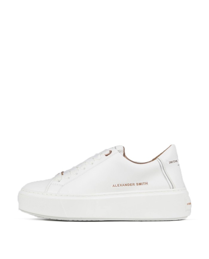 ALEXANDER SMITH SCARPA DONNA SNEAKERS LONDON HIGH TOTAL WHITE ALBBLHW 125