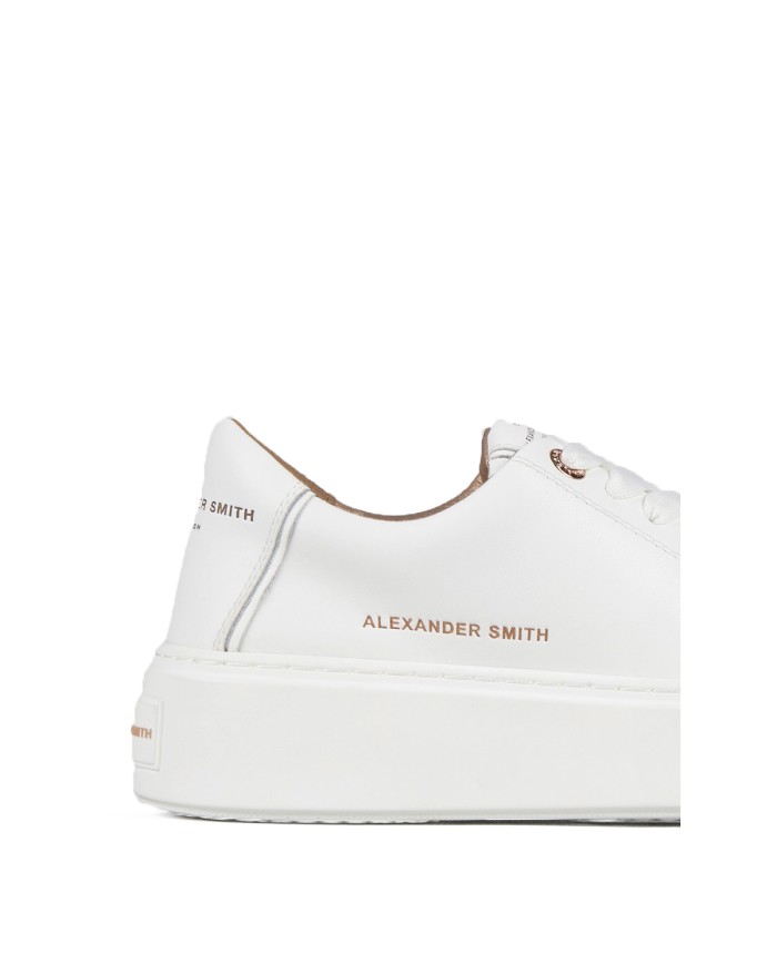 ALEXANDER SMITH SCARPA DONNA SNEAKERS LONDON HIGH TOTAL WHITE ALBBLHW 125
